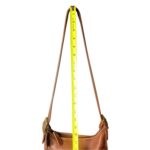 Vintage COACH Legacy Zip British Tan Glove-Tanned Leather Shoulder Bag 9966 COA - Picture 11 of 17